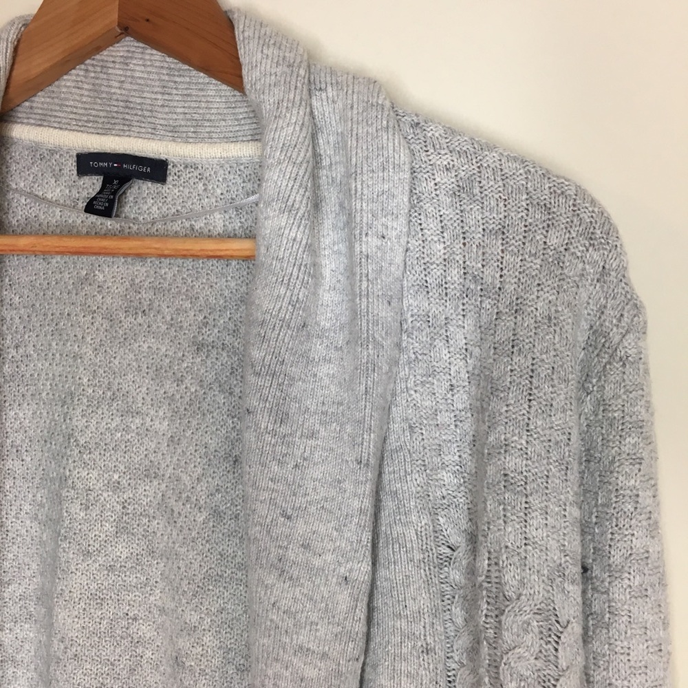 Tommy Hilfiger Sz XL Grey Cardigan